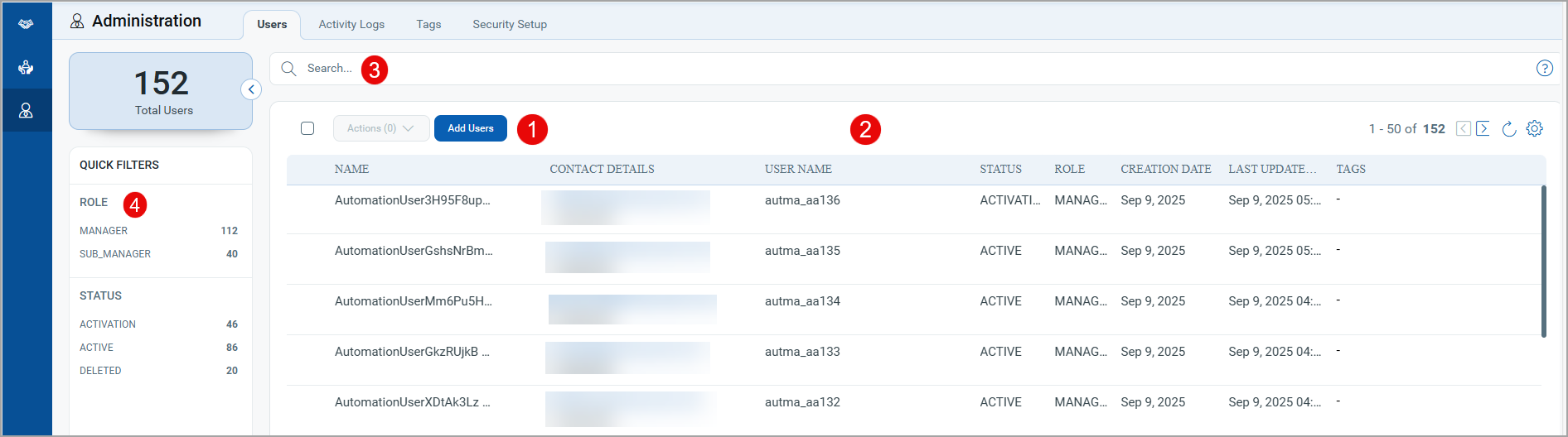 Administration tab.