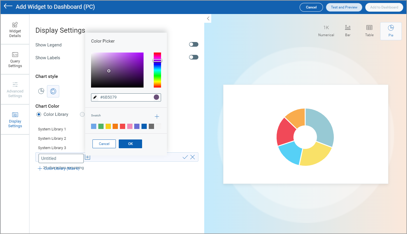 Hex Value in Color Picker