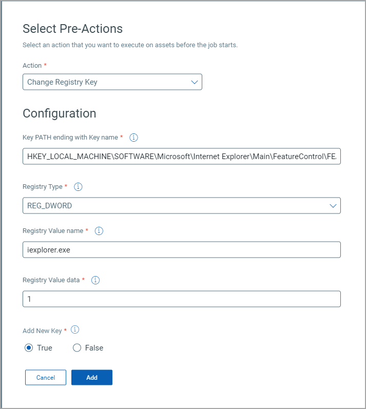 Registry Key Example