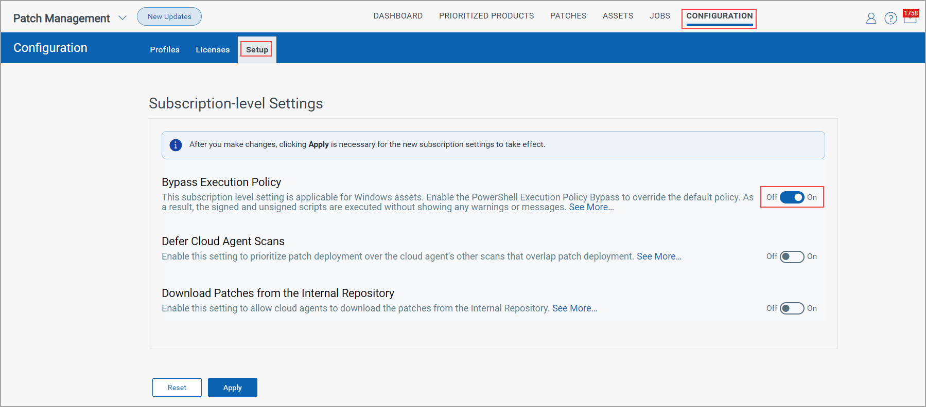 Bypass Execution Policy.