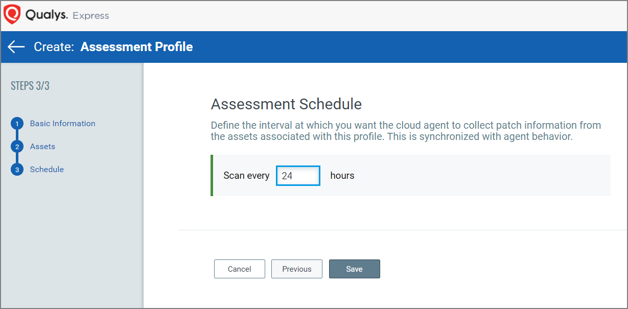Assessment Profile Settings