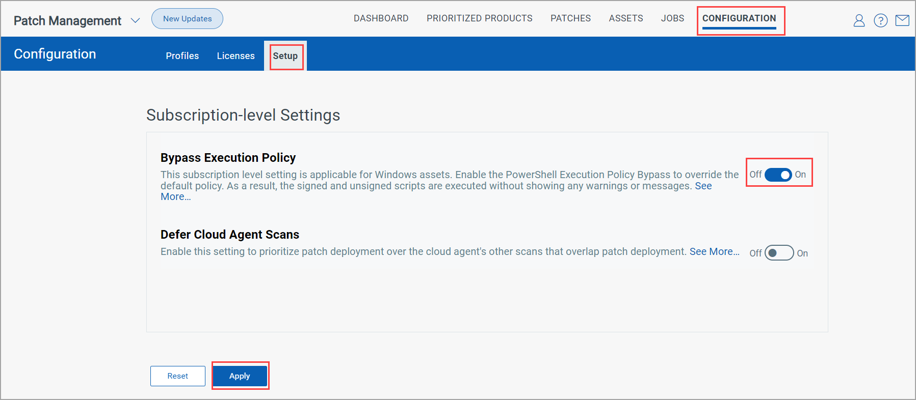 Bypass Execution Policy.