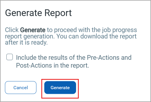 Generate report