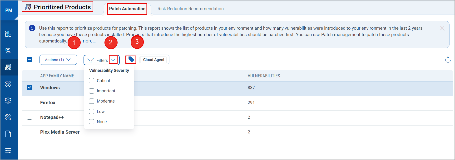 Prioritized Products.