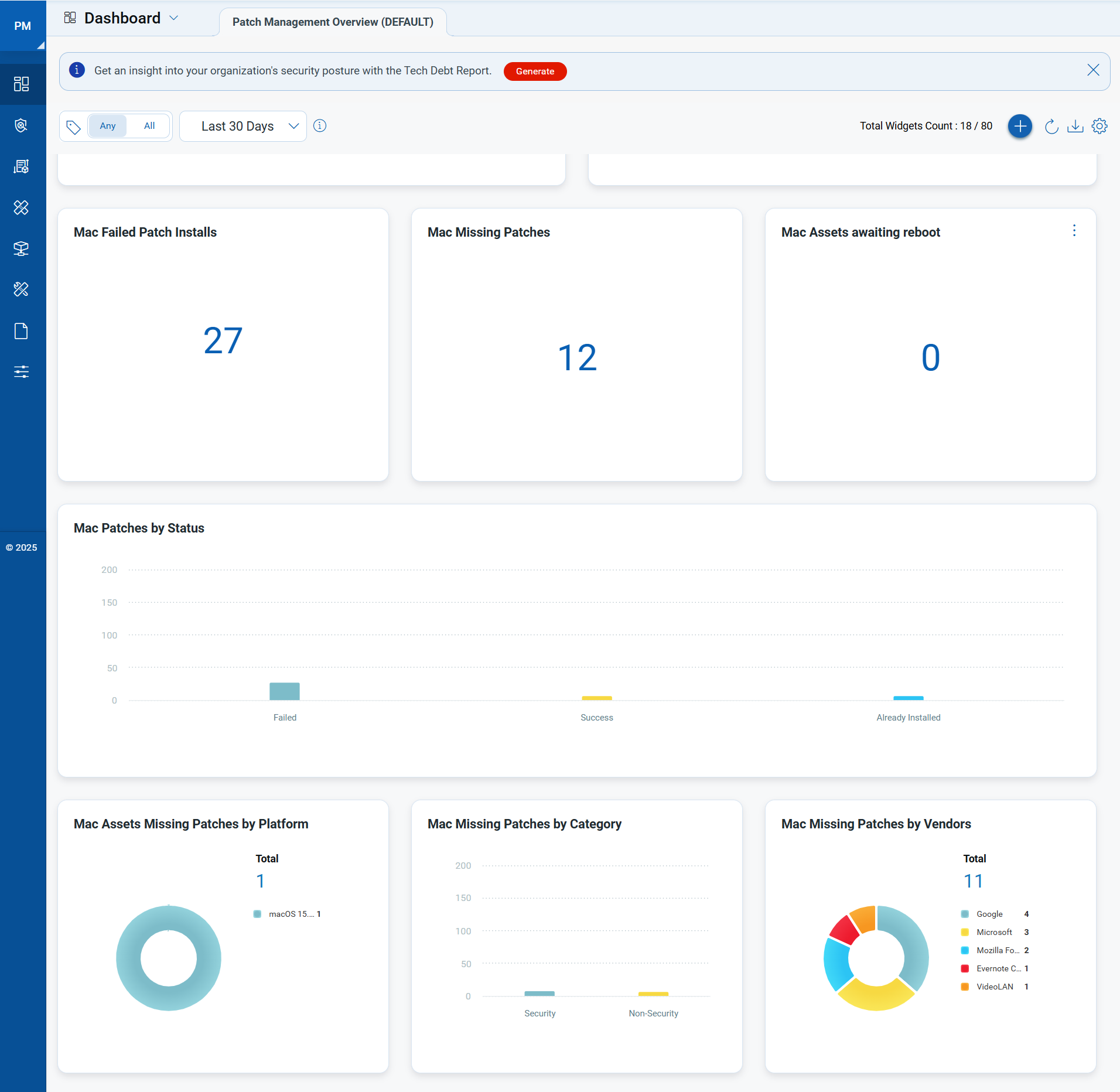 Mac dashboard Widgets.