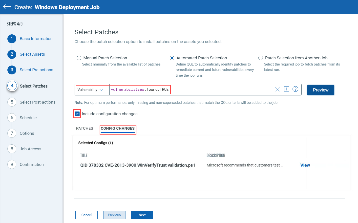 Remediation - Configuration Script Details.