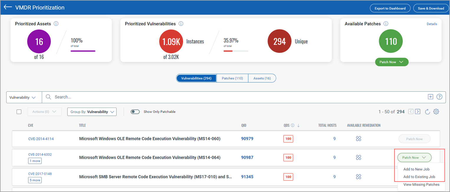 Remediating one vulnerability at a time.