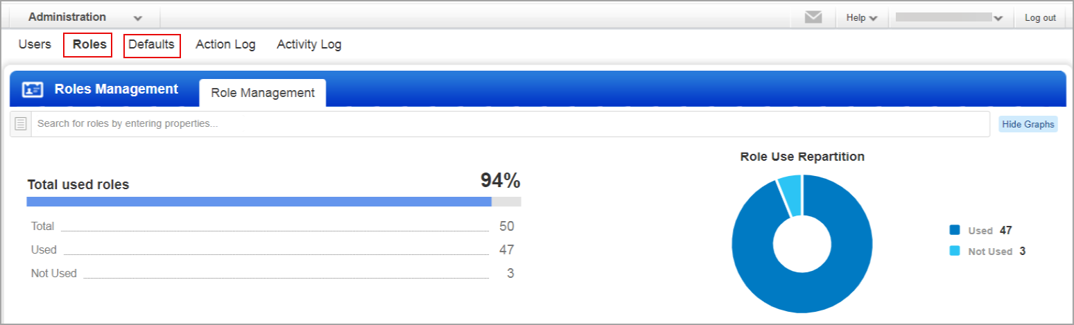 Restructured Admin UI tabs.