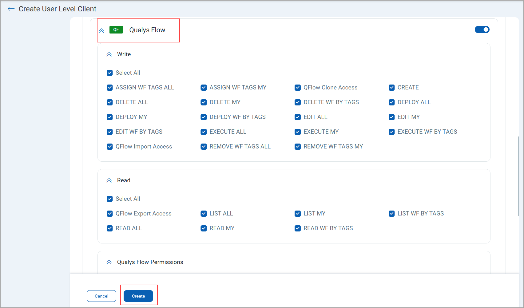 View global permissions.