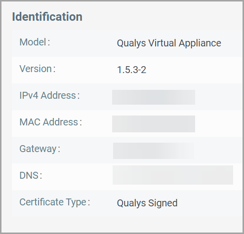 New Appliance image version.