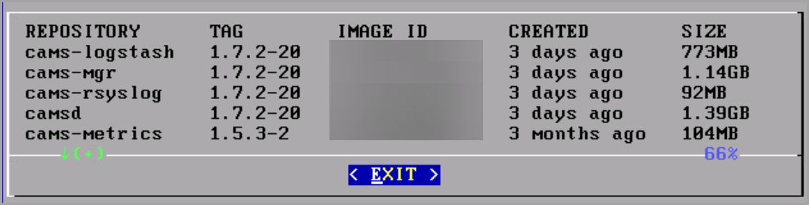 New container image versions.