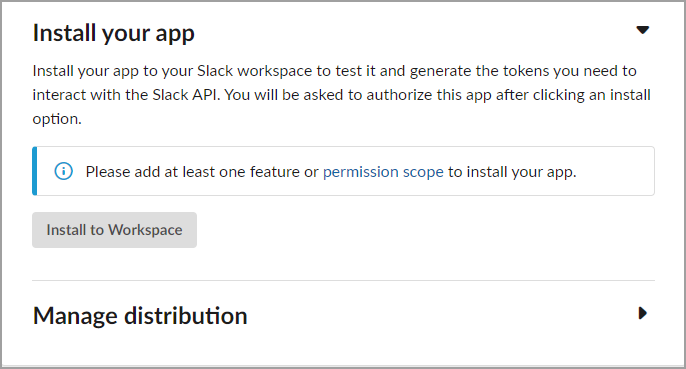 Installing app