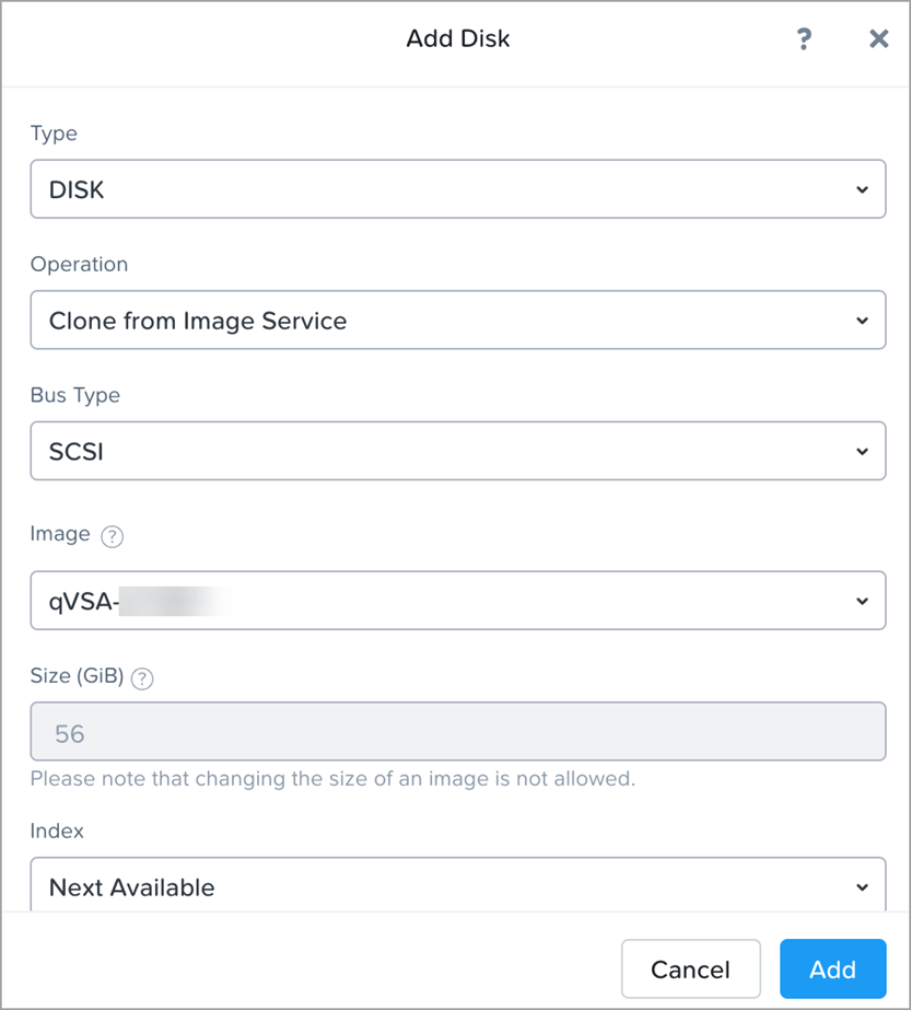 Add disk