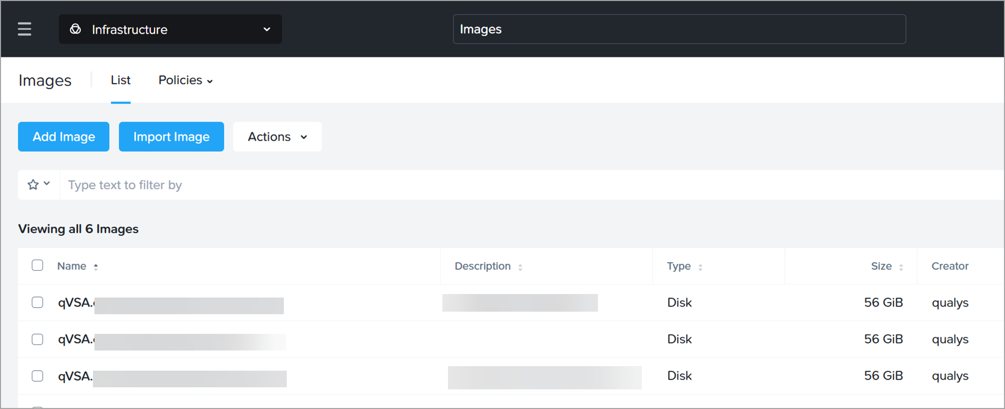 Image Configuration