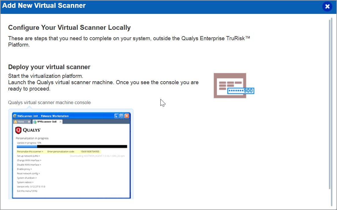 click next to add pers code.