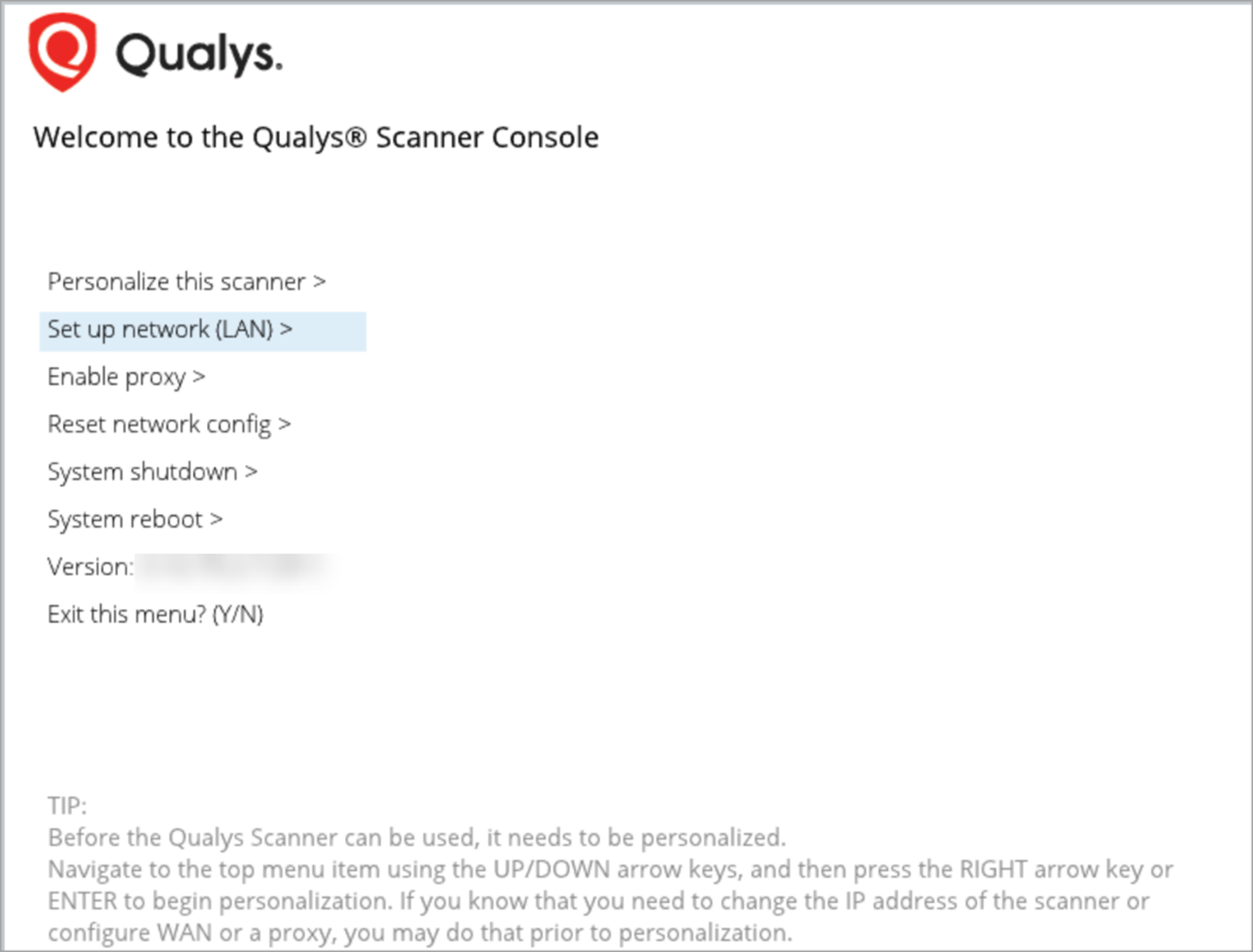 Set up network (LAN)