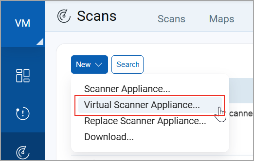 Select Scanner.