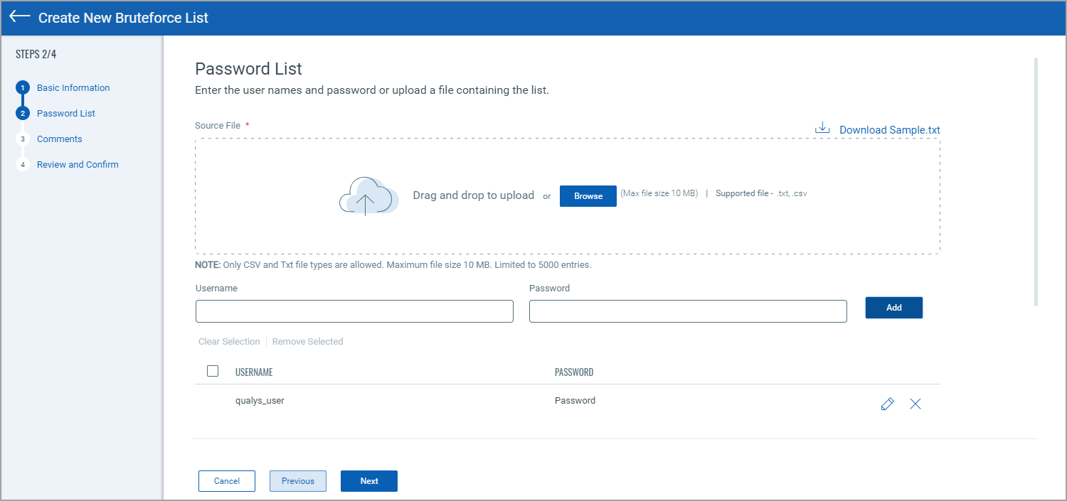 new bruteforce list - password list