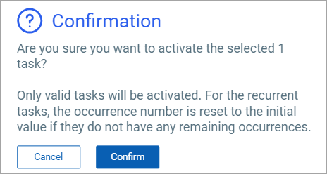 activate confirmation