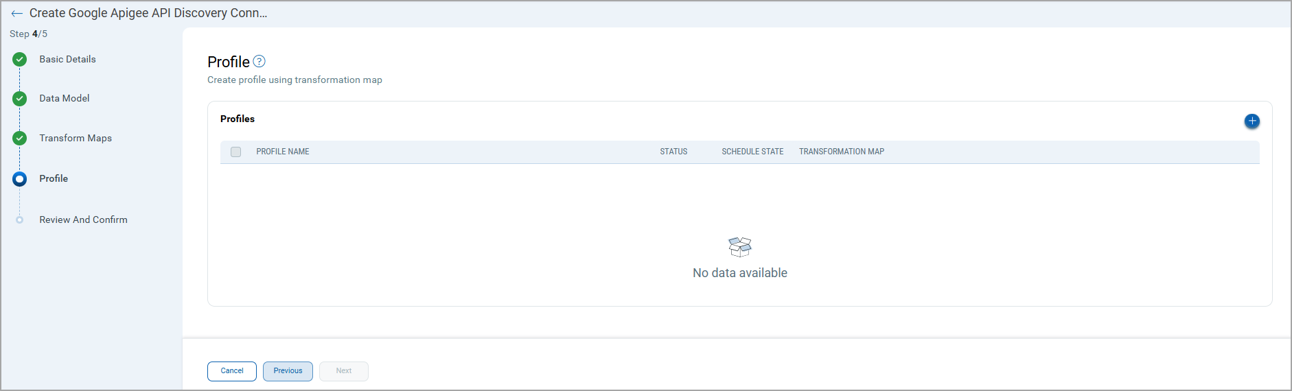 Profile Configuration.