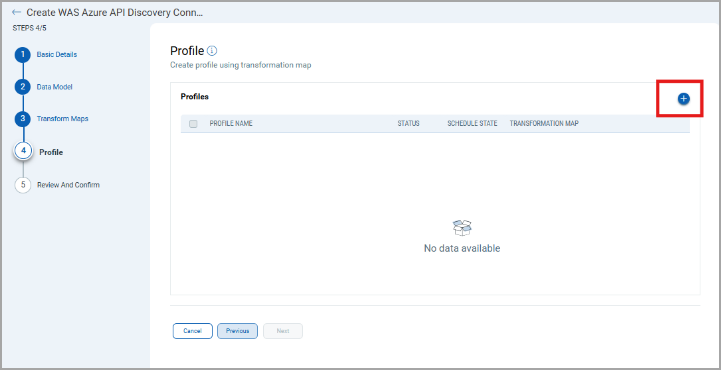 Create a profile for connector.