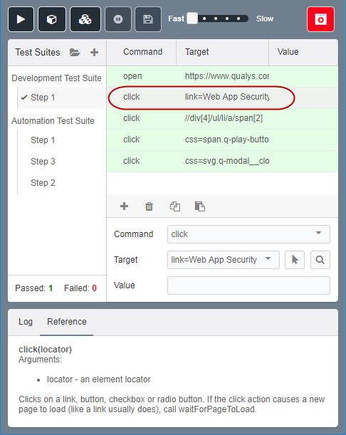 Reference pane.