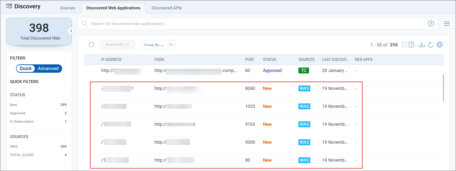 Discover potential web applications.