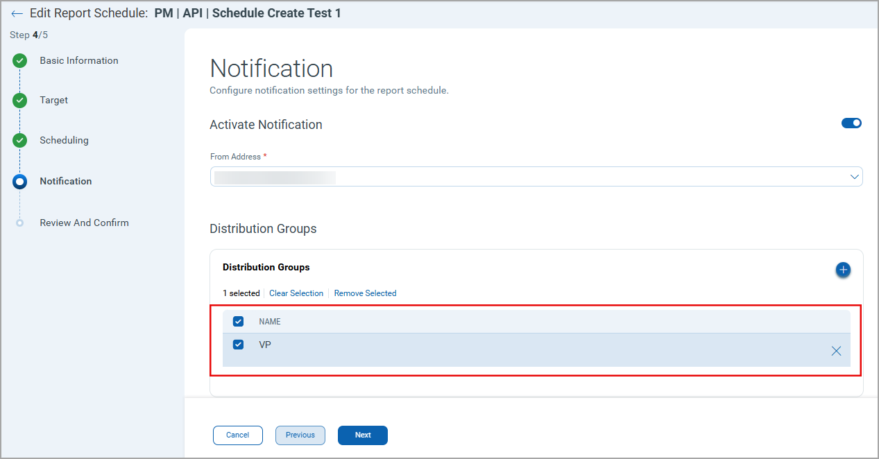 Edit Distribution Groups.