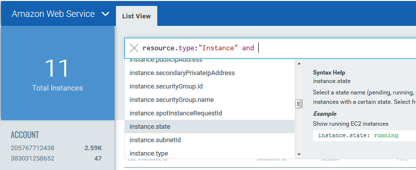 Multiple search queries using AND operator.