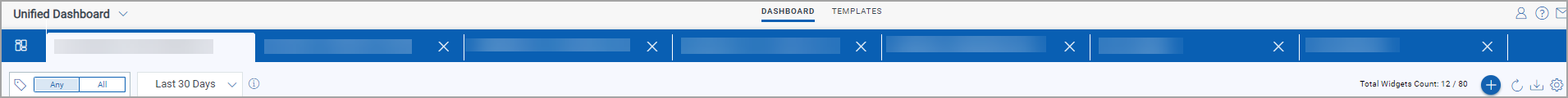 Display multiple dashboard