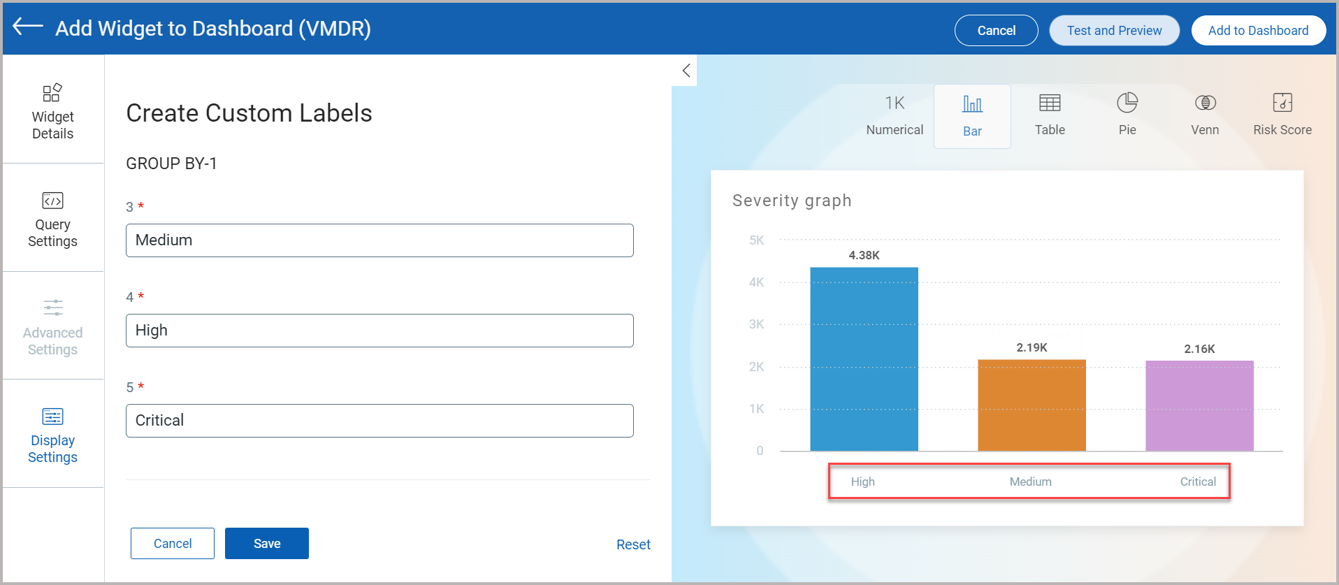 Example of Customize Widget Text in Multi-Grouped