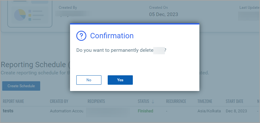 delete confirmation dialog box