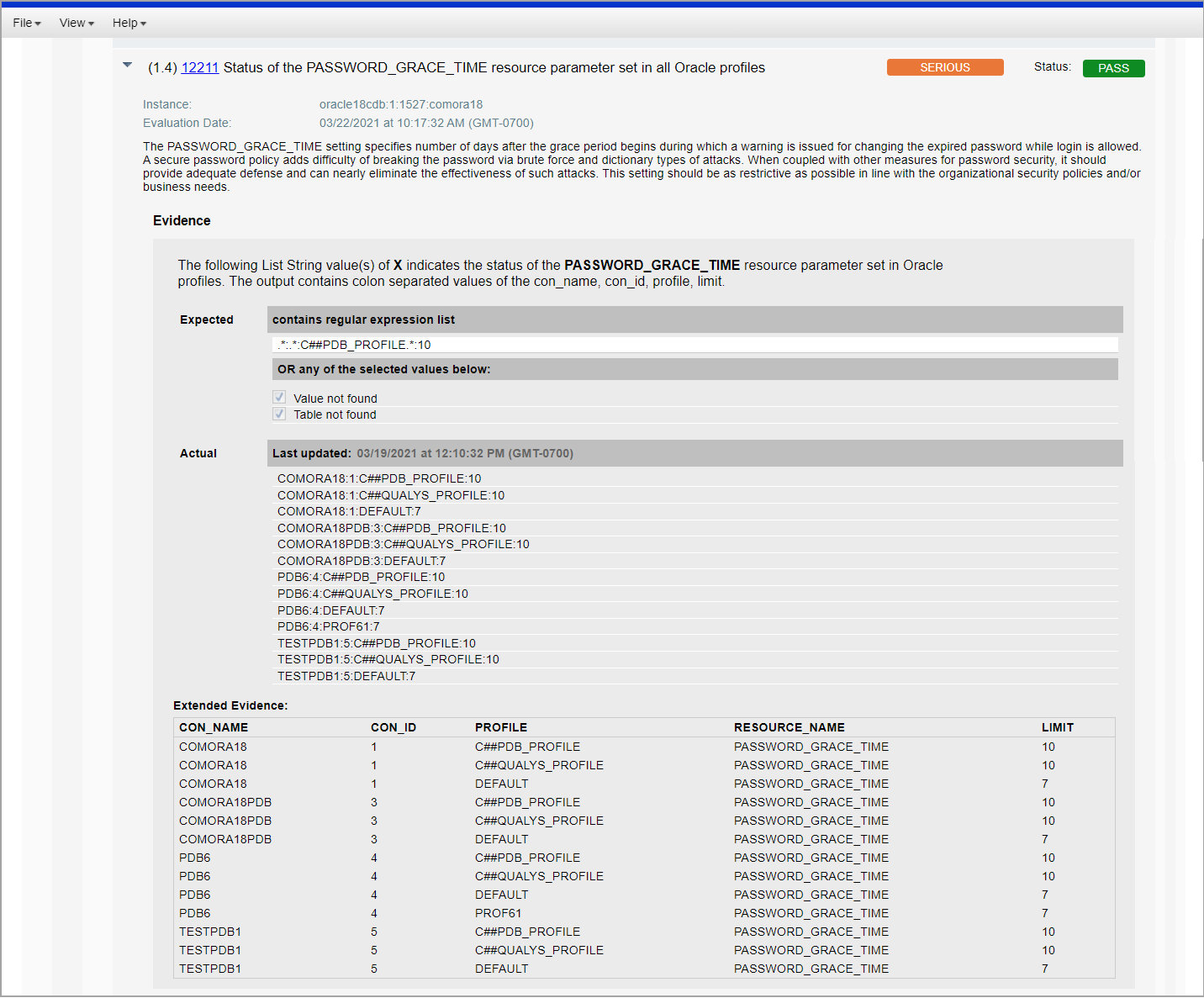 Sample policy report