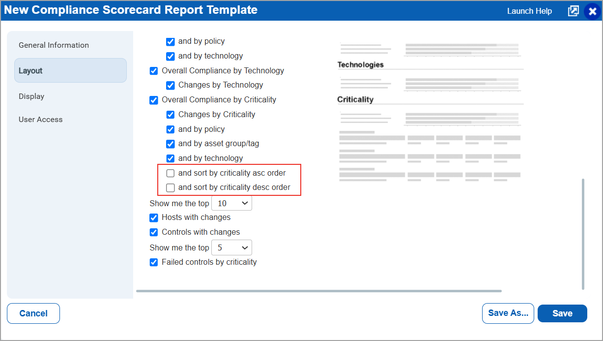 Info page of scorecard report template.