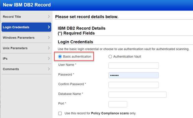 Set Up IBM DB2 Authentication