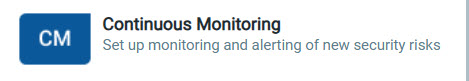 Continuous Monitoring App from module picker