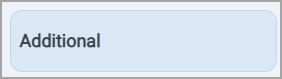 Additional Tab