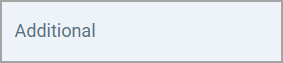 Additional Tab