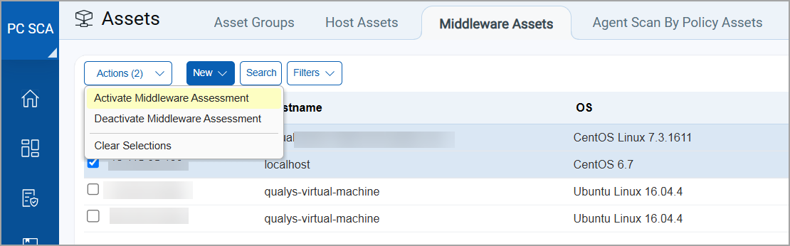 Activate Middleware Assessment