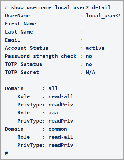 Verification of account with username.