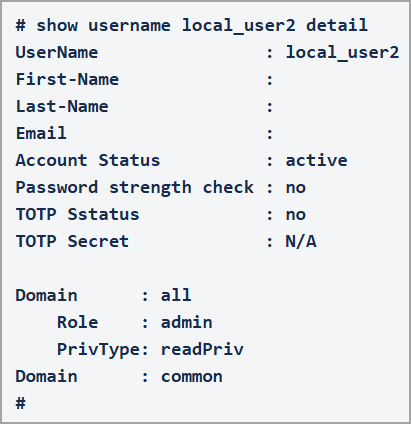 Verification if granted admin role.