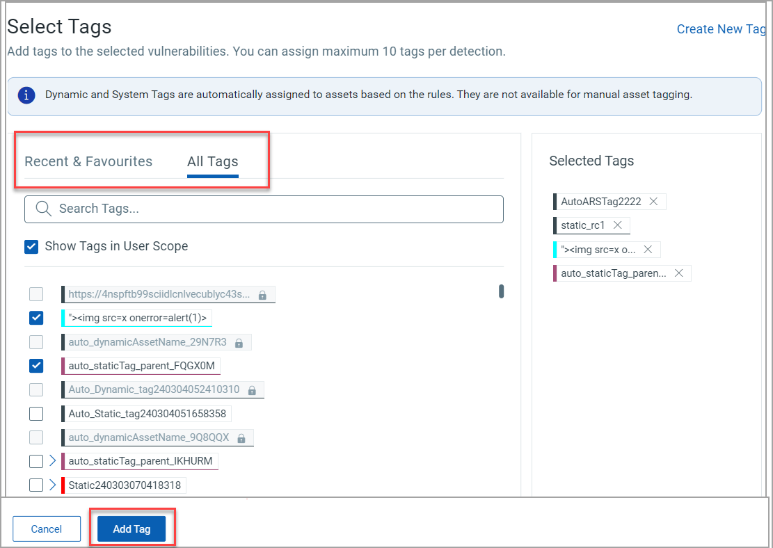 Add Tags