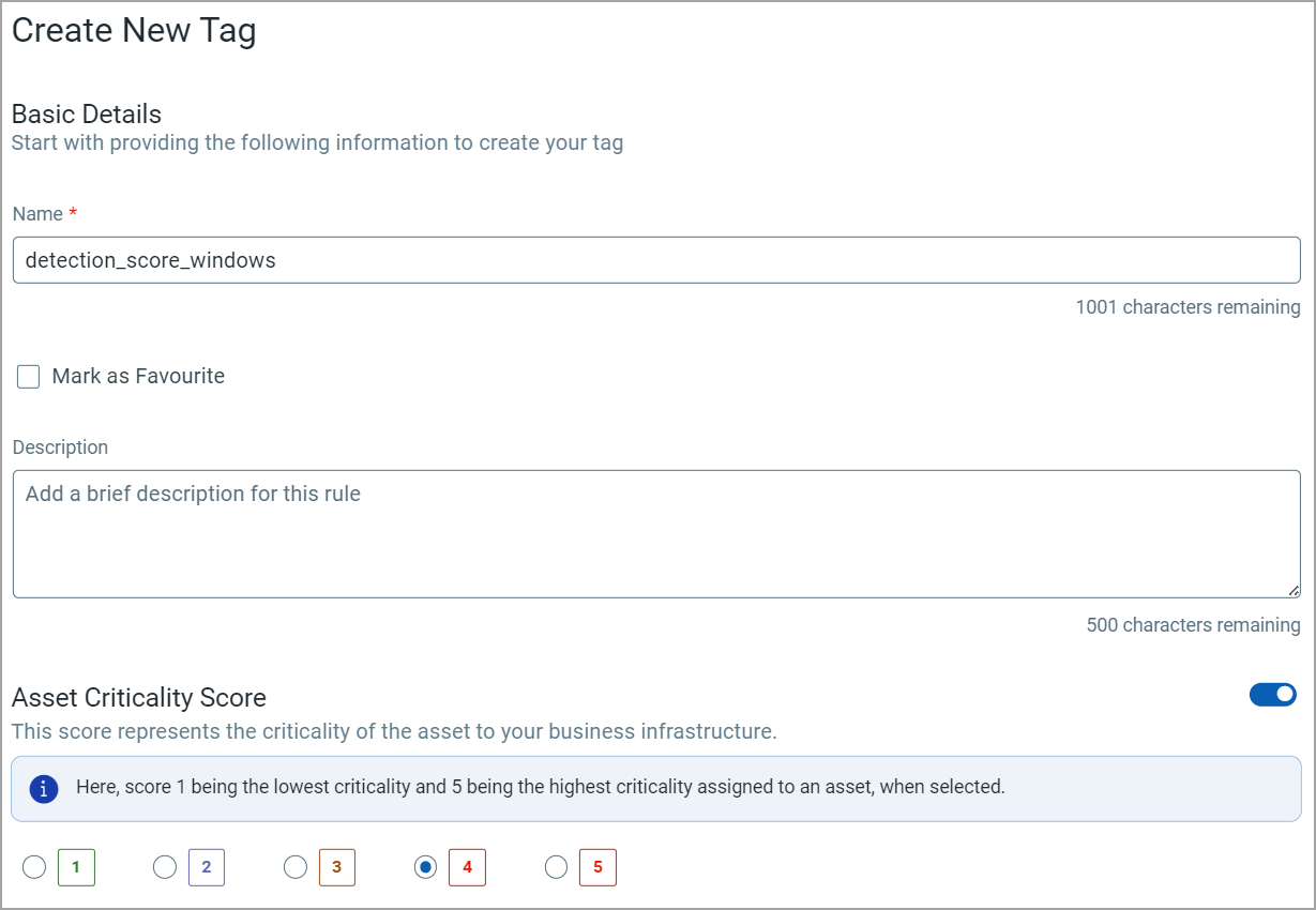 Create New Dynamic Tag.