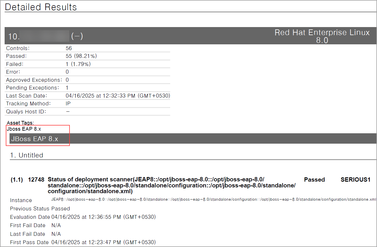 JBoss Policy Report.