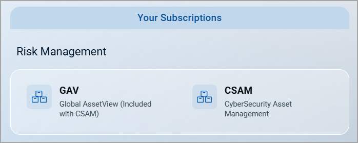 Applications that you have access.