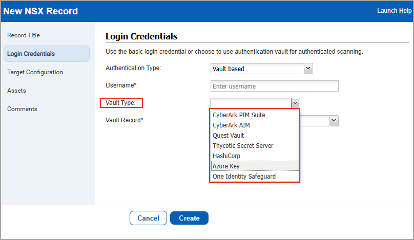 Vault support for NSX.