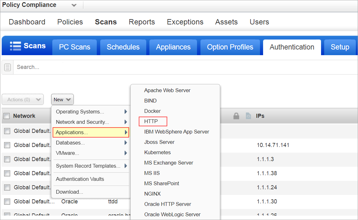 Screenshot to show the new option added in the authentication tab.