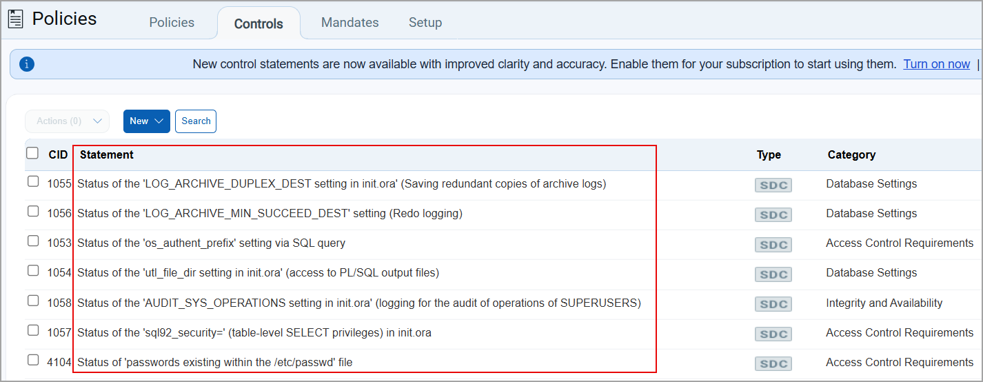 scan failure notification tab in setup tab.