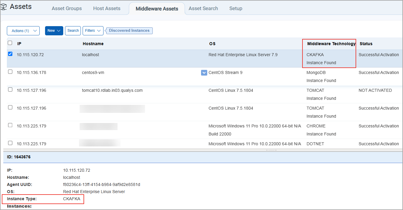 Select the middleware asset.