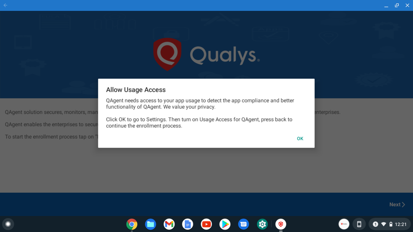 Usage Access
